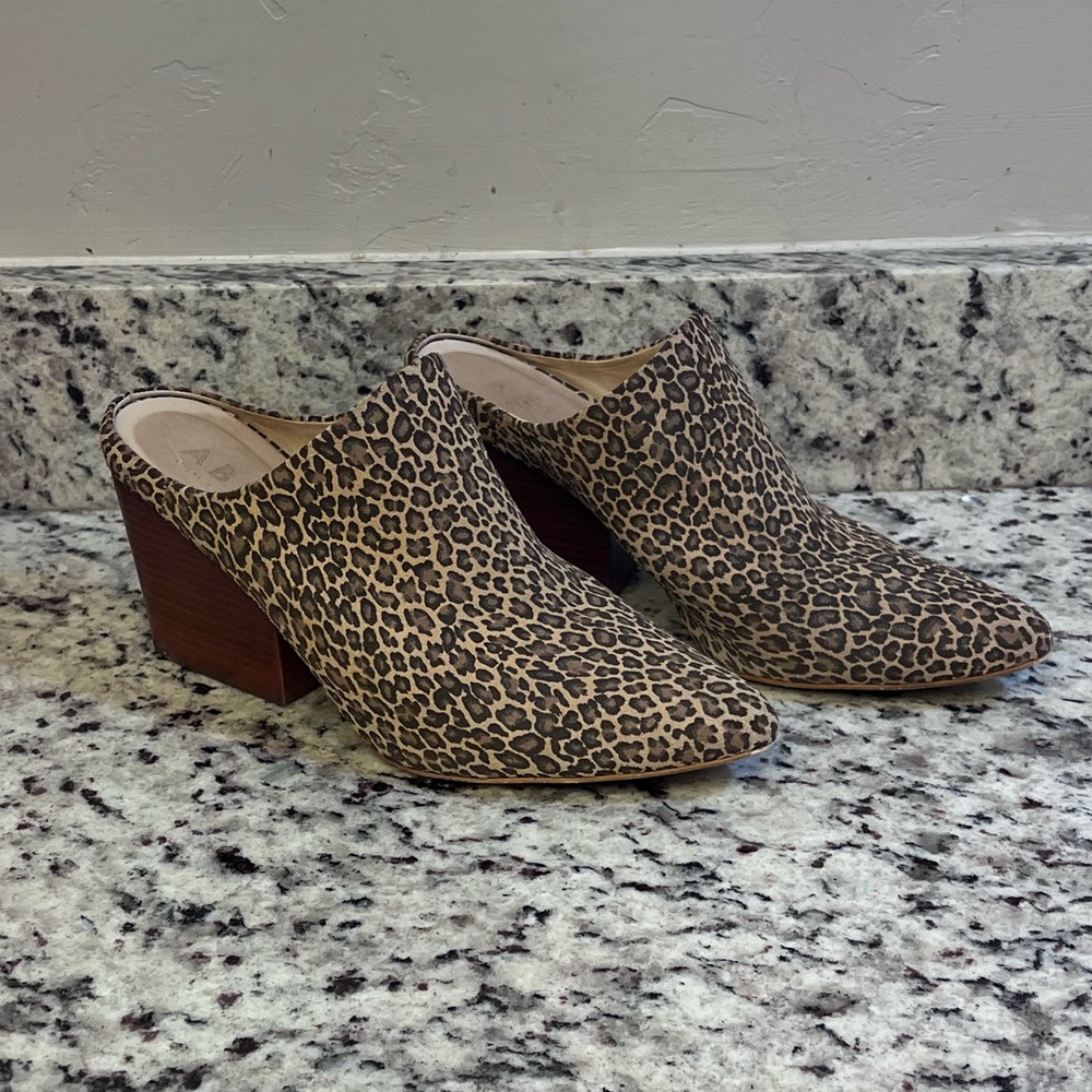 ABLE Rojas Mule in Napa Leopard— size 9.5